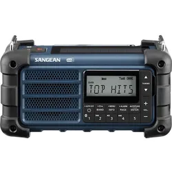 Sangean MMR-99 DAB+ (Ocean Blue) (DAB+, FM, Bluetooth), Radio, Blau