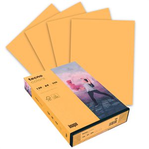 Inapa Kopierpapier tecno colors, 2100011355, A4, 120g/qm, mittelorange, 250 Blatt