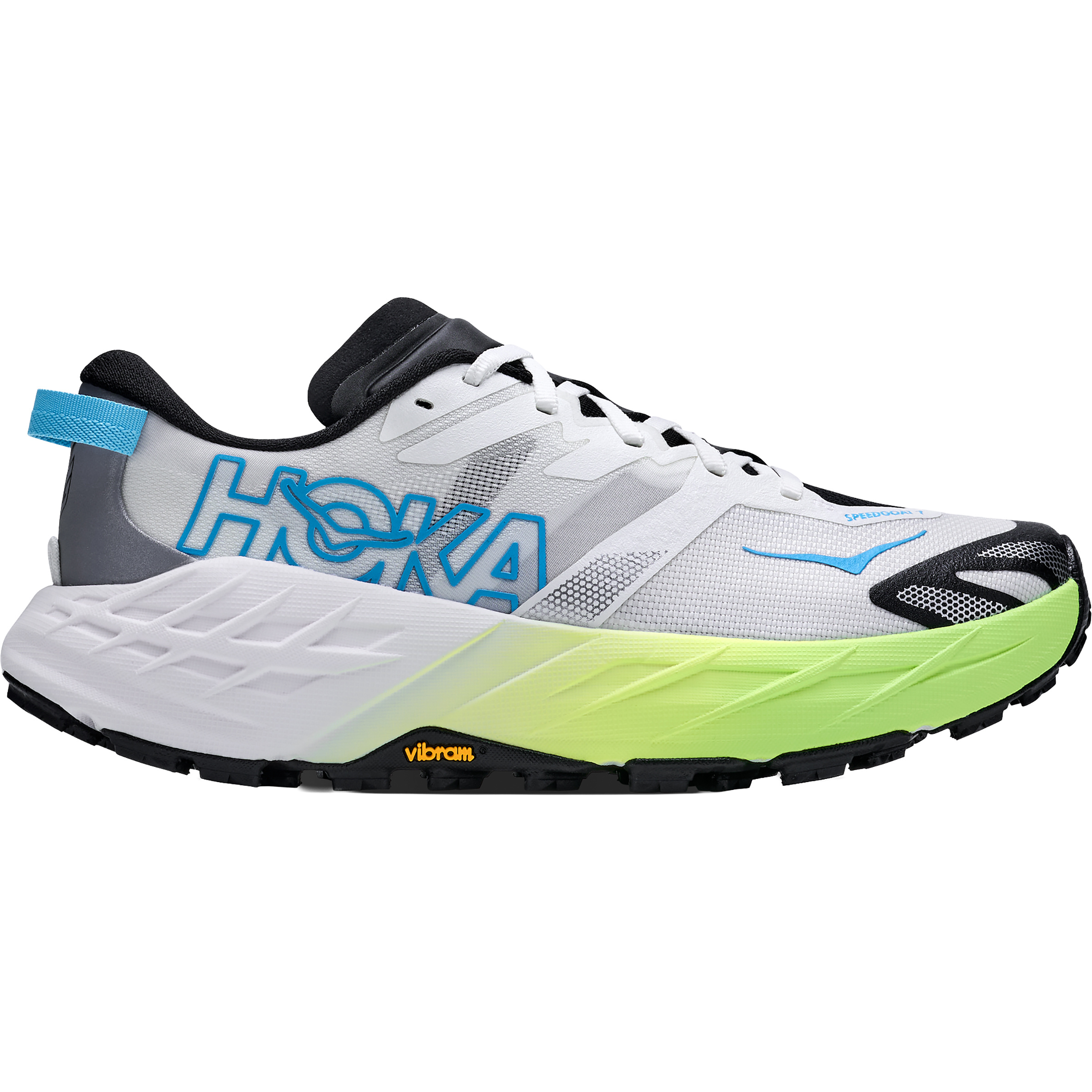 Hoka Speedgoat 7 Damen Trailrunningschuhe grau Größe 37 Trailrunning Atmungsaktiv