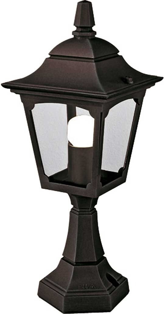 Elstead Lighting Chapel buitenlamp, staande vloerlamp, zwart, E27, IP44, Hoogte: 44 cm