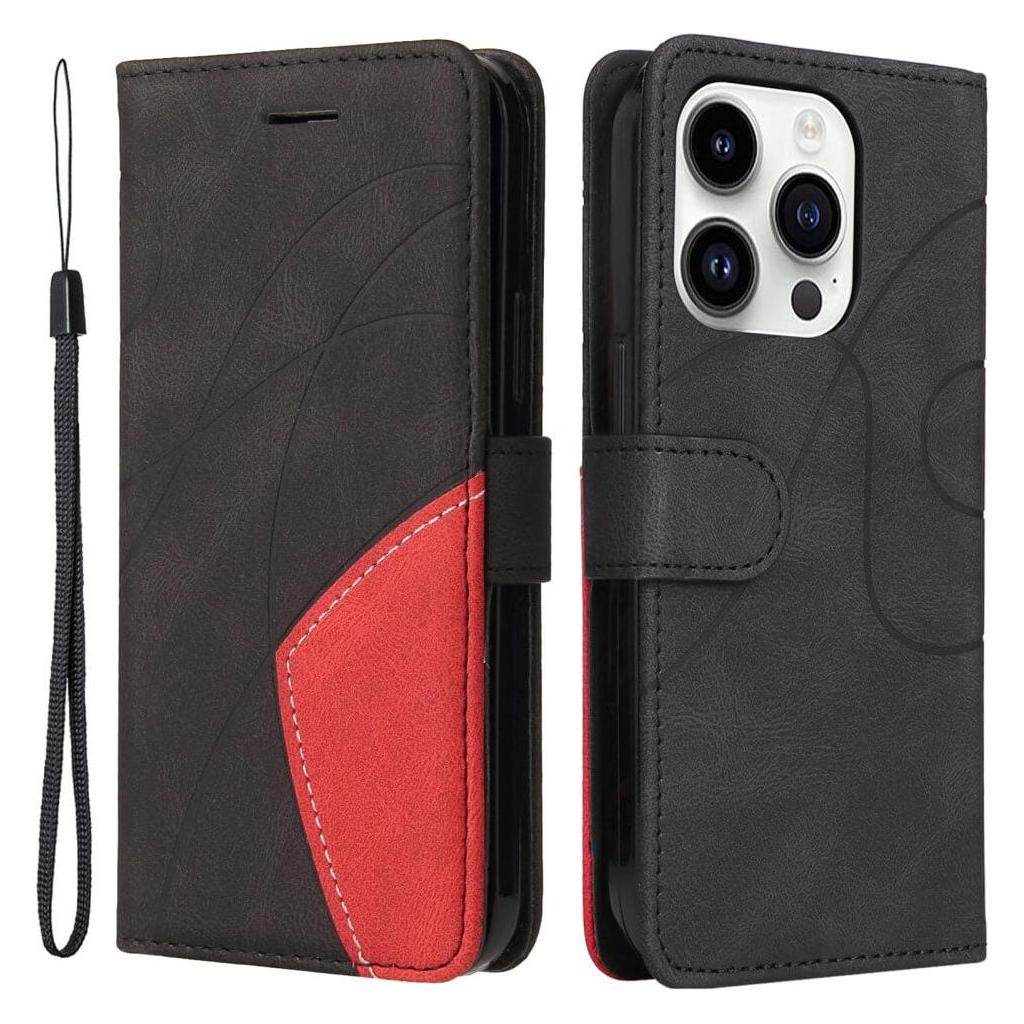 Cover-Discount iPhone 15 Pro - Dual-color Etui Hülle schwarz (Apple iPhone 15 Pro) (660144674D)
