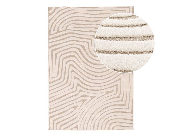 Kurzflorteppich Elen Beige 200 x 290cm Polypropylen, Polyester