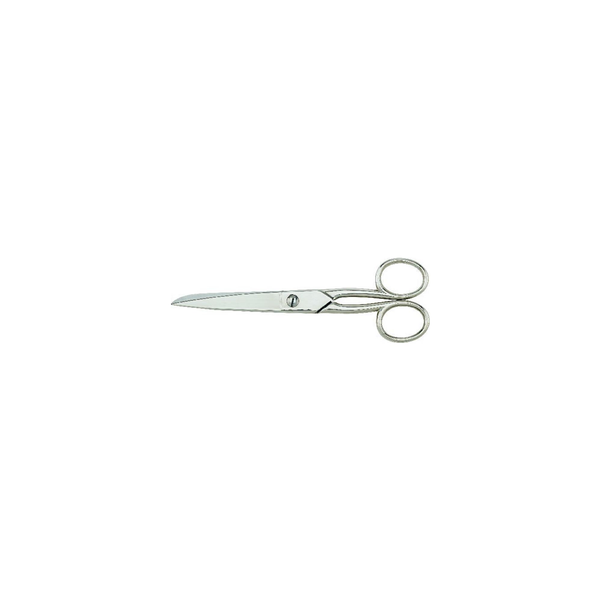 Allzweckschere 150mm vernickelt, runde Griffaugen KIESEL (560 150)