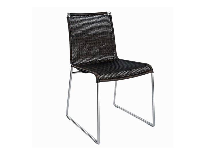 Okazi Kufenstuhl Okazi Breno Edelstahl Outdoor schwarz (1 St), Gestell aus Edelstahl - Top-Qualität direkt vom Hersteller
