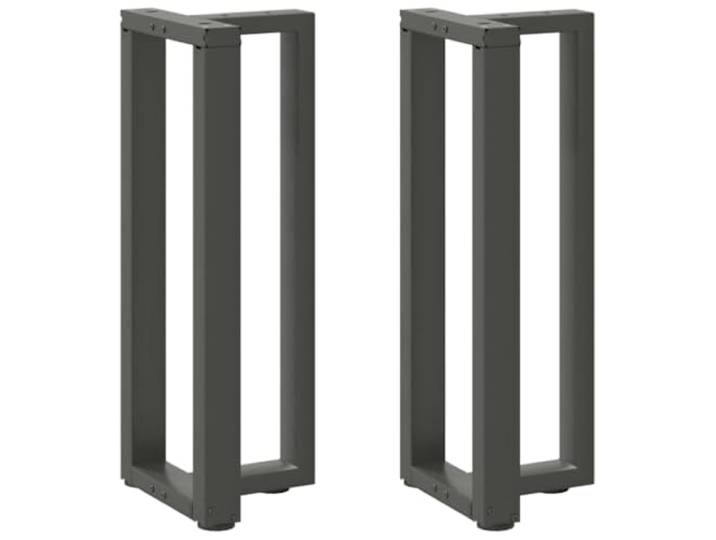 hliofuir Konsolentischbeine 2er Set T-Form Metall Anthrazit 38x73 cm Höhenverstellbare Beine aus Stahl für individuelle Beistelltische im Flur, Wohnzimmer oder Home Office.