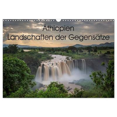 Äthiopien Landschaften der Gegensätze (Wandkalender 2026 DIN A3 quer), CALVENDO Monatskalender