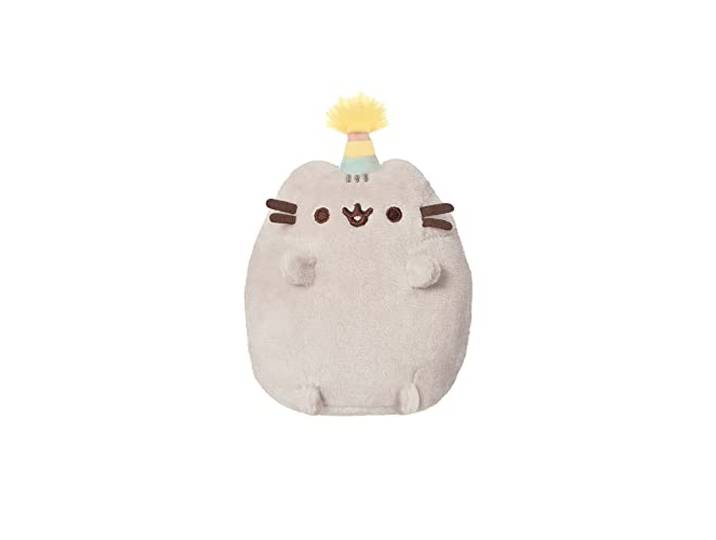 Aurora World - Aurora, 61518, Party Pusheen Small, milieuvriendelijk pluche dier, grijs, grijs