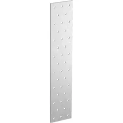 GH, Holzverbinder, Lochplatte Montageplatte 200x100x2mm Lochzahl ø 5x50 Stahl feuerverzinkt (Lochplatte, 10 Stk.)