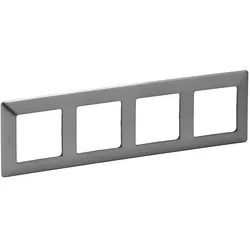Legrand 754154 Valena Life 4-Fach Rahmen Inoxgrau
