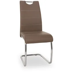Freischwinger HARPER HANDA (BHT 43x98x59 cm) - Bezug: Lederlook - BHT 43x98x59 cm