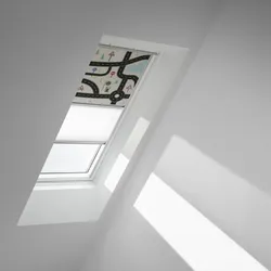 VELUX Verdunkelungs-Rollo Duo DFD C04 4655S Kids Straßen, Schiene alu
