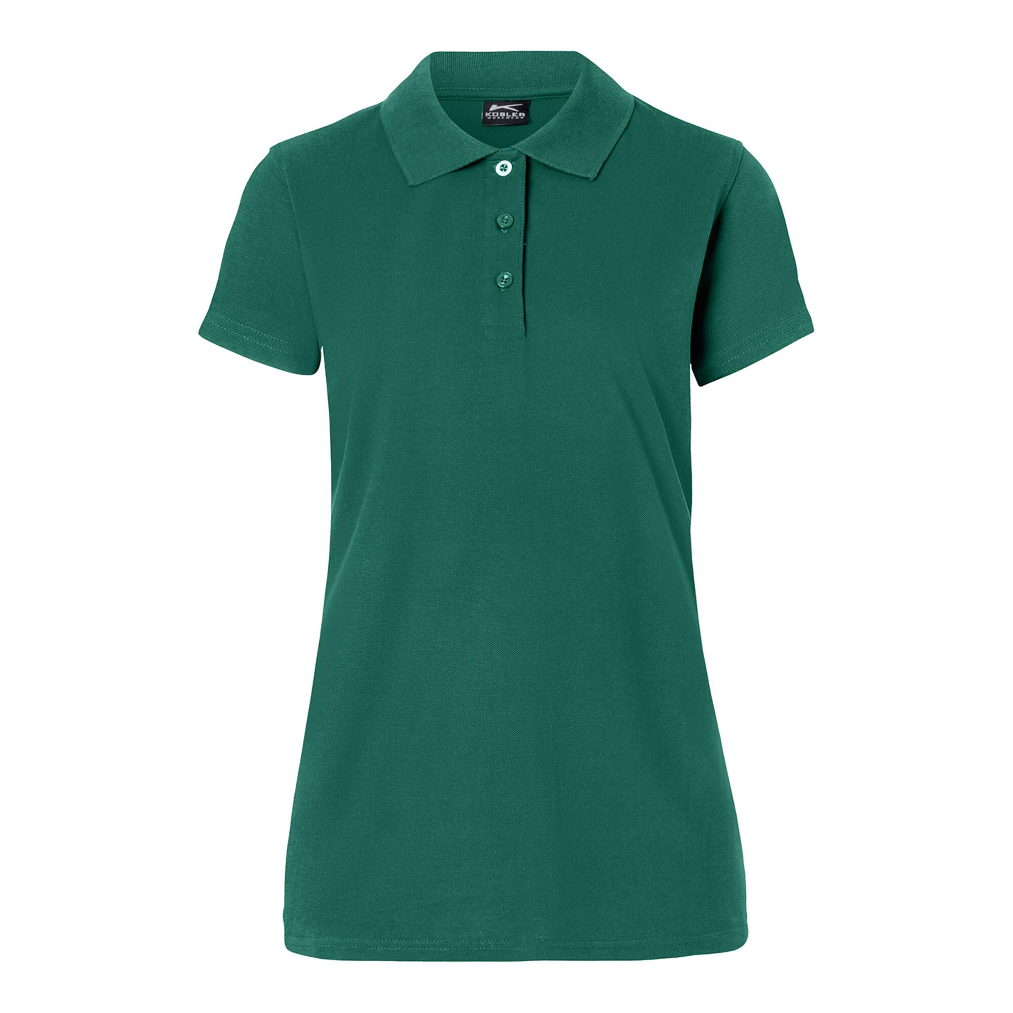 KÜBLER SHIRTS Polo Damen moosgrün XXL ; Kübler Workwear (5233 6207-65-XXL)