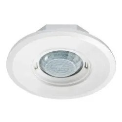 Esylux EP10427541 Design-Präsenzmelder, DALI, Reichweite ca. 8 m im Ø, 1 Kanal, Schalten/Dimmen, mit Zubehör 2 HLK-Kanäle, Unterputz