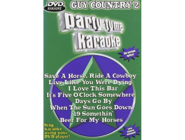 Party Tyme Karaoke: Guy Country, Vol. 2
