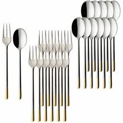 Villeroy & Boch Ella teilvergoldet Kaffeebesteck Bundle 24-teilig