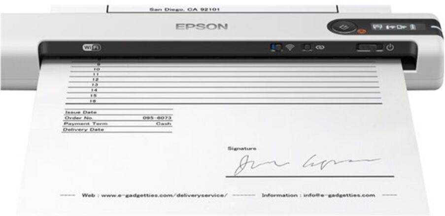 Epson WorkForce DS-80W USB/Wi-Fi Handheld Scanner