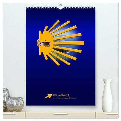 Camino del Norte (hochwertiger Premium Wandkalender 2027 DIN A2 hoch), Kunstdruck in Hochglanz