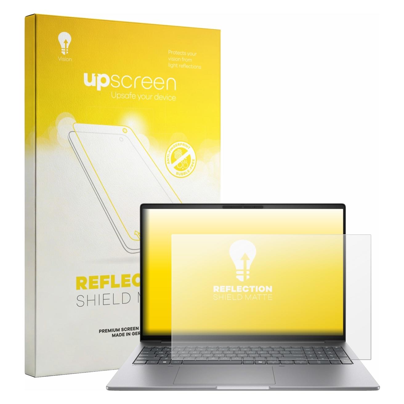 upscreen Schutzfolie für HP Zbook 8 G2i 16" Displayschutz Displayschutzfolie Folie Matt Entspiegelungsfolie (16") (2964283)