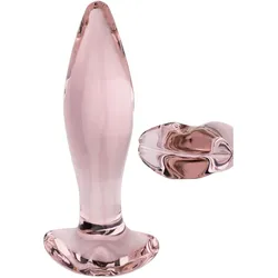 Glassvibrations, Analtoy, Glasdildo Glas Plug Kiss me