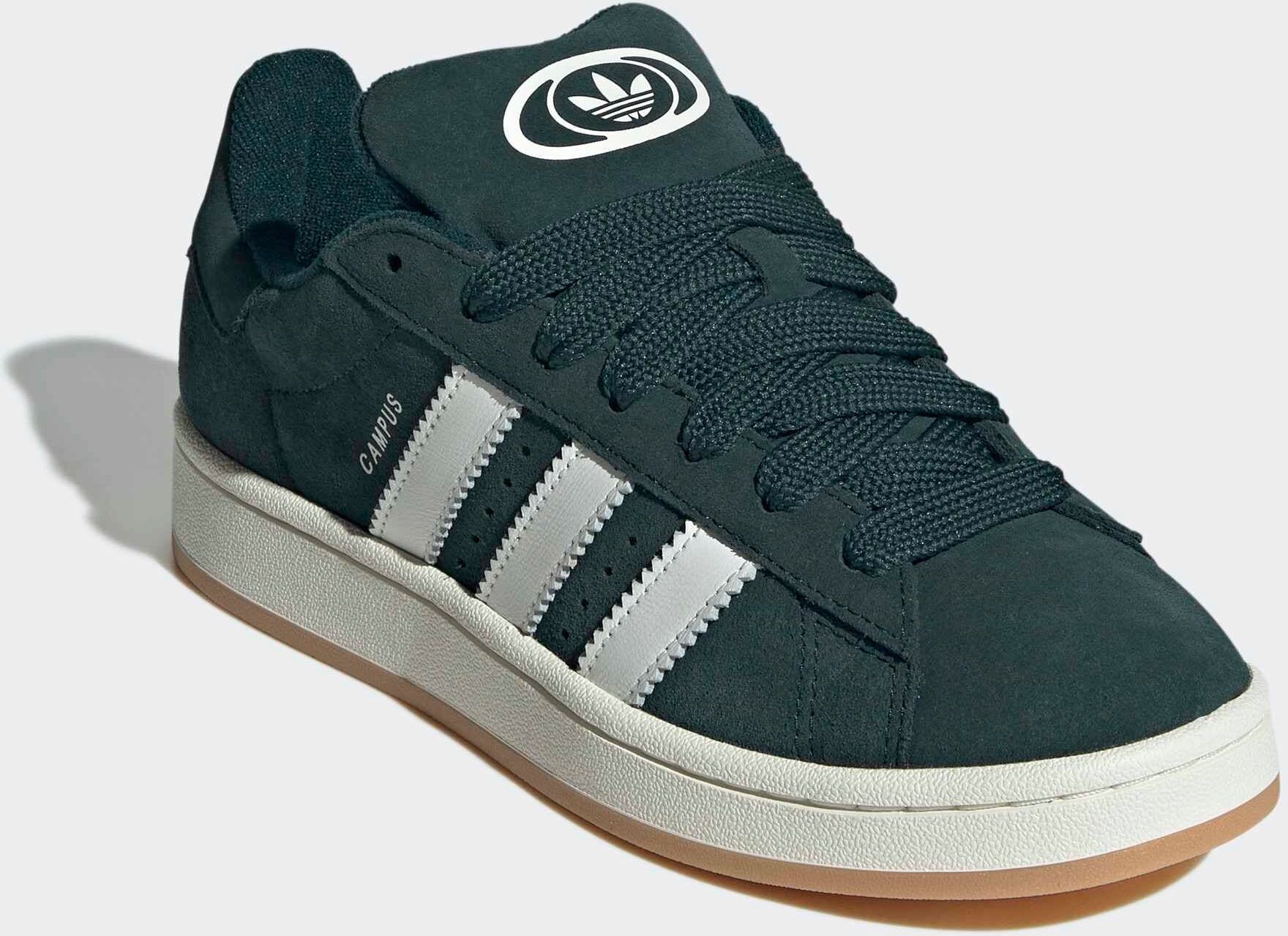 Sneaker ADIDAS ORIGINALS "CAMPUS 00S", Damen, Gr. 40, weiss (aurora ivy, core weiß, gum 3), Leder, Schuhe Sneaker aurora ivy, core weiß, gum 3 40