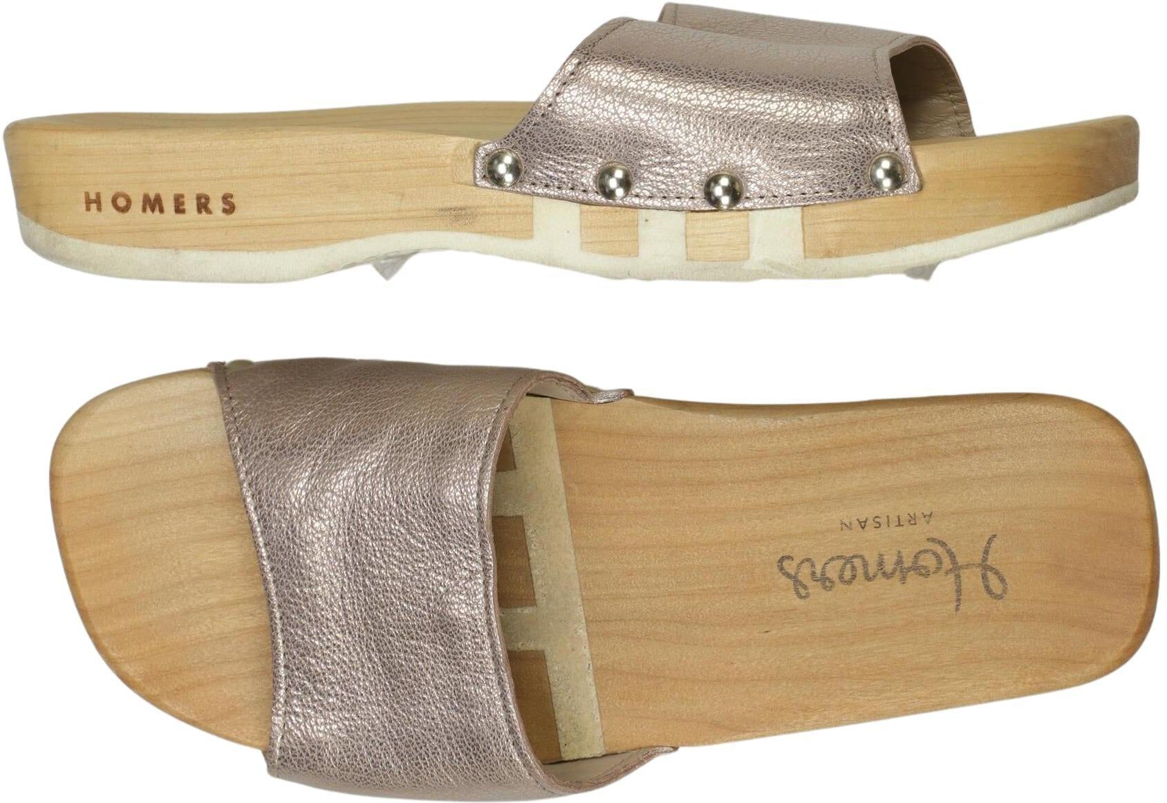 Homers Damen Sandalen, Silber, Gr. EU 37, kein / Etikett - Second Hand