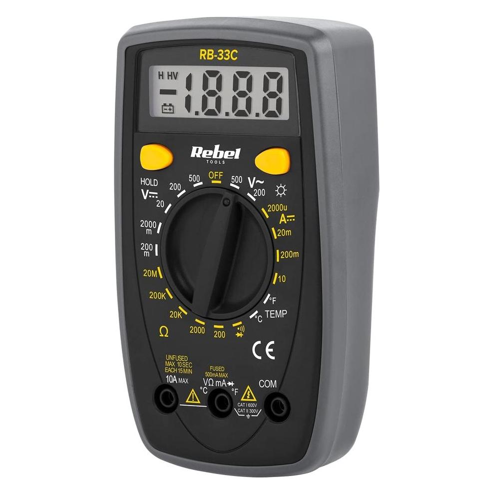 Rebel Multimeter RB-33C (Hand-Multimeter) (MIE-RB-33C)