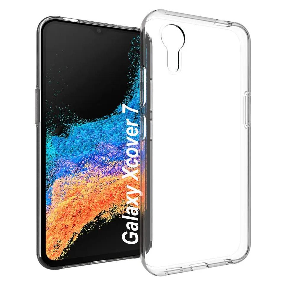 Insmat Crystal -takakuori, Samsung Xcover 7, kirkas (Samsung Galaxy Xcover 7) (650-1198)