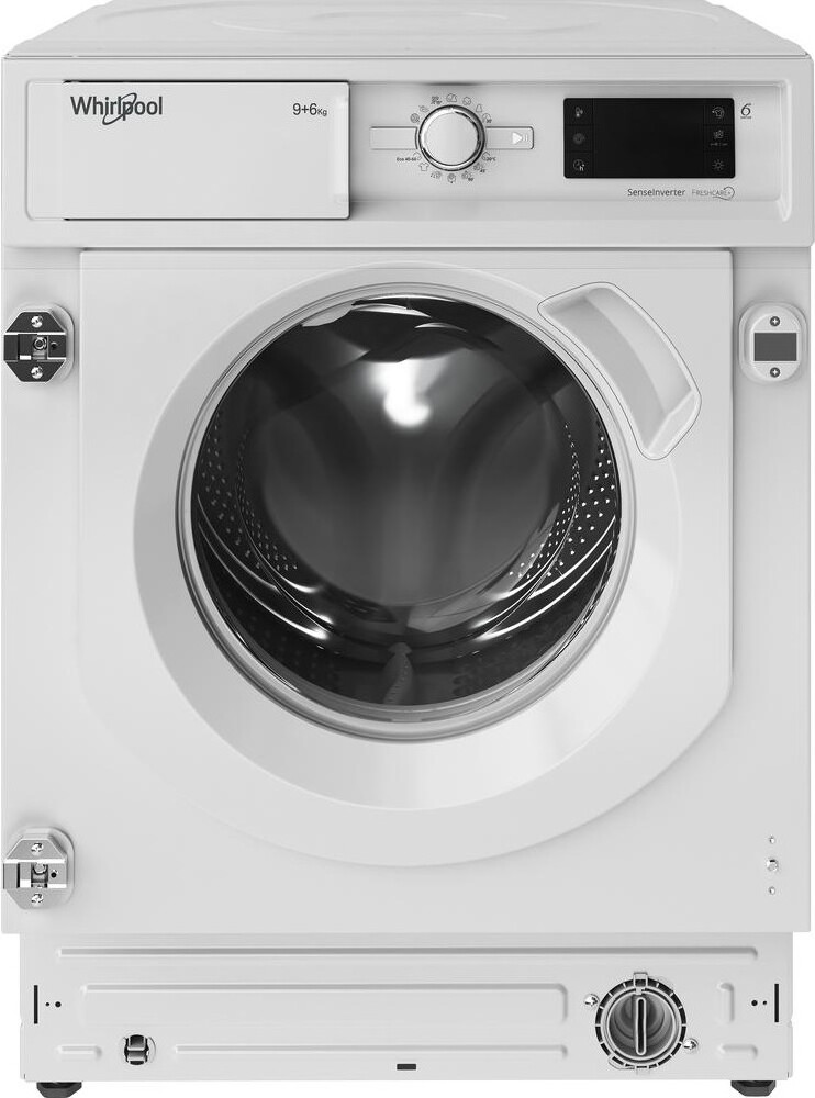 Whirlpool BI WDWG 961485 EU, Frontlader, Integriert, Links, Weiß, Tasten, Drehregler, 58 l