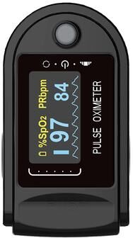Concord Health Supply EAD Elite Fingertip Pulse Oximeter with Alarms and 6-Directional Display