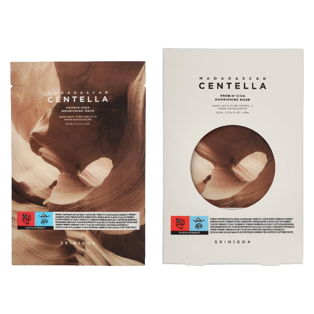 Skin1004 Madagascar Centella Probiocica Nourishing Mask 22 Ml X 5 Pieces (170 g) (SK1-00004-5PCS)