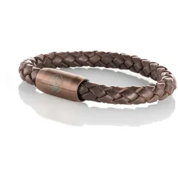 SEEMANNSGARN - LEDERARMBAND SYLT - braun - 8 MM