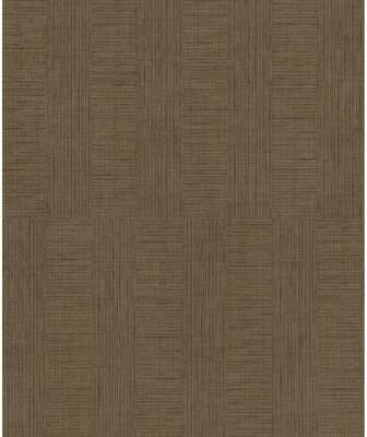 Advantage Eldorado Brown Geometric Wallpaper - 20.9in x 396in x 0.025in - 20.9in x 396in x 0.025in