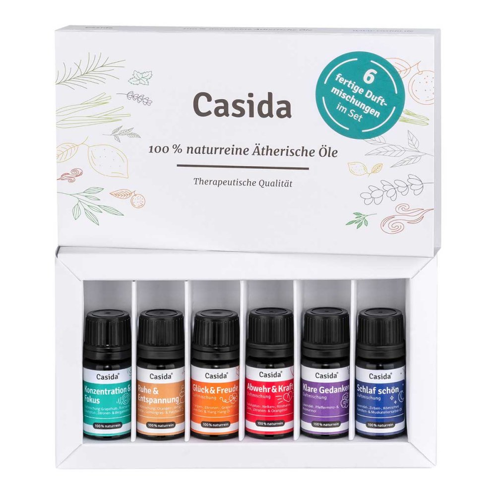Casida GmbH ätherische öle Duftmischungen Set Naturrein Top 6 17582437