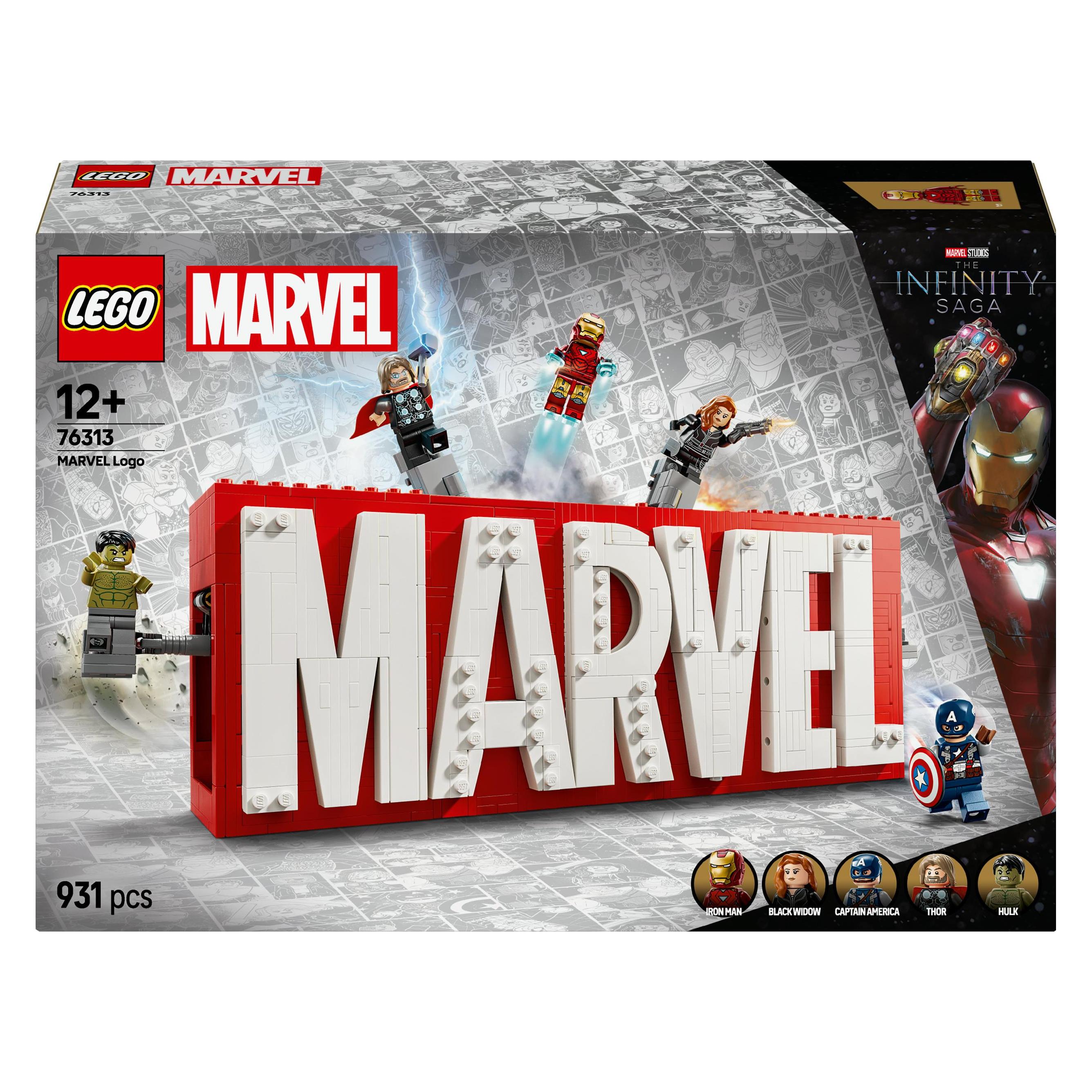 LEGO Logo & Minifiguren (LEGO Marvel) (76313)