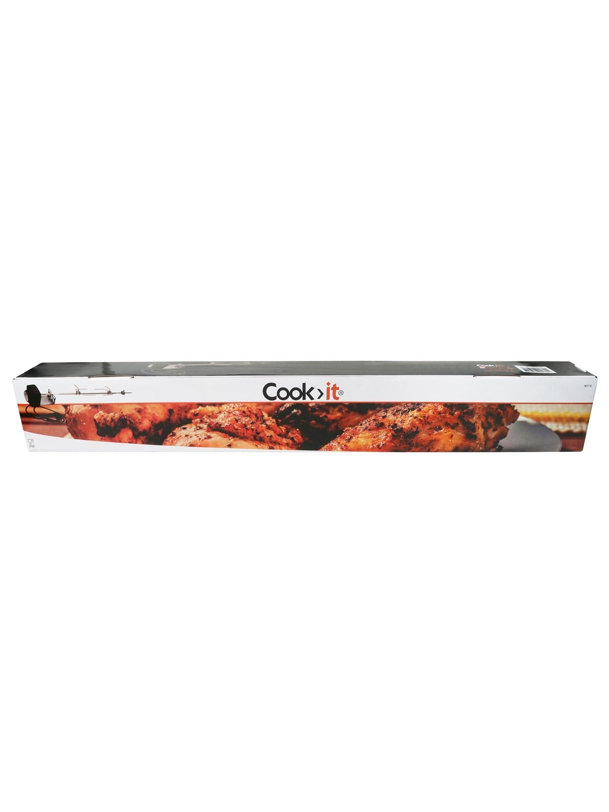 Cook>it Stainless steel rotisserie for 3-/4-burner gas barbecue in s