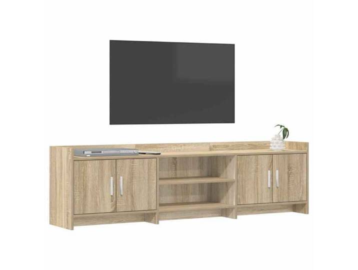 NEW Marron Meuble télé - - Meuble TV 168X33X47 cm Chêne Sonoma Bois d'ingénierie - design moderne(1parcel)2504781