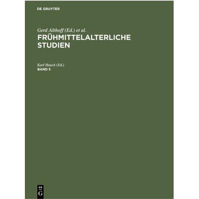 1971, Gebundene Ausgabe von , De Gruyter, 978-3-11-230021-3