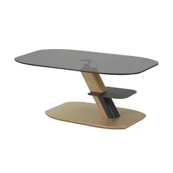 Couchtisch  Velbert , grau , Maße (cm): B: 65 H: 47