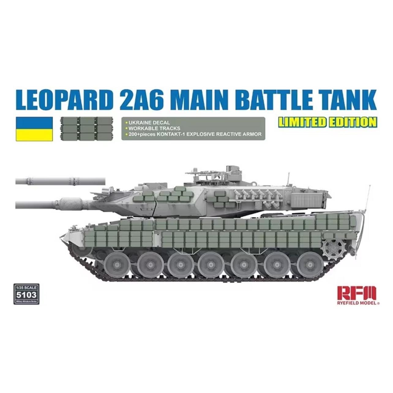 Rye Field Model Leopard 2A6 Main Battle Tank Limited Edition (5103)