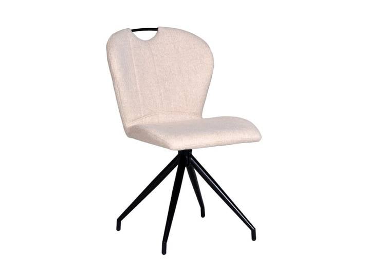 Chaise pivotante de salle à manger beige