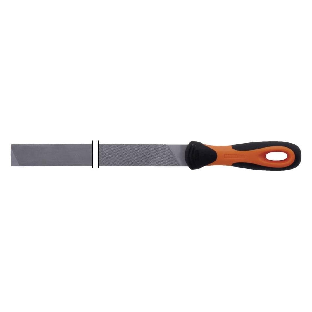Bahco 2-in-1 ERGO Kombi-Raspelfeile mit 2-Komponenten-Griff für Metall 200 mm (200 mm) (4-153-08-1-2)