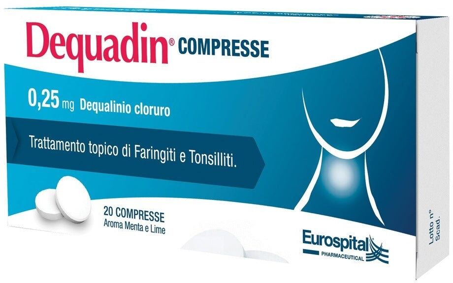 Eurospital Dequadin 0,25mg 20 compresse