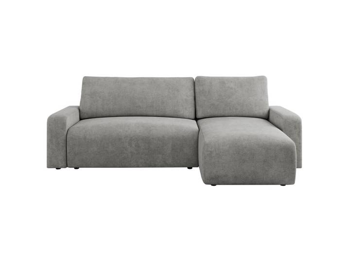 ECKSOFA ARGOS Hellgrau Struktur