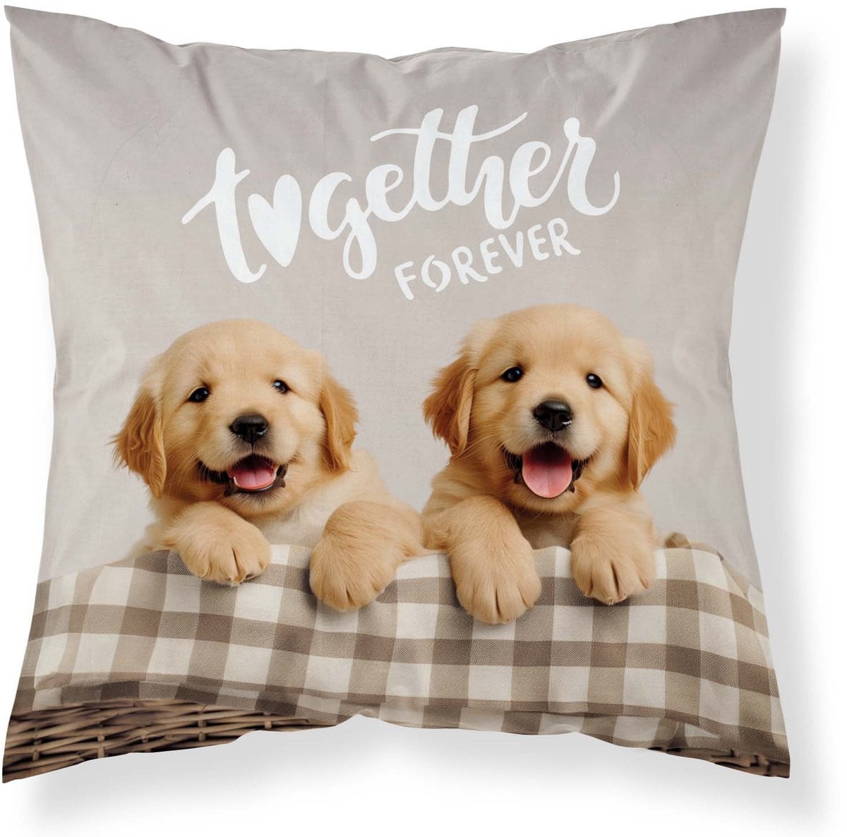 Sierkussen voor puppy Golden Retriever, 40 x 40 cm
