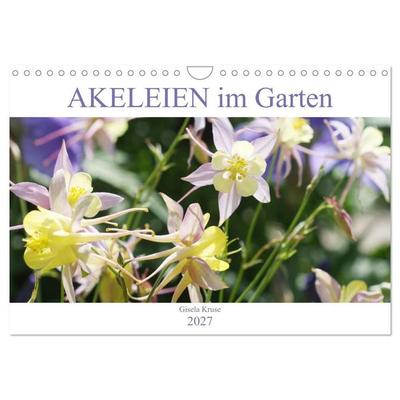 Akeleien im Garten (Wandkalender 2027 DIN A4 quer), CALVENDO Monatskalender