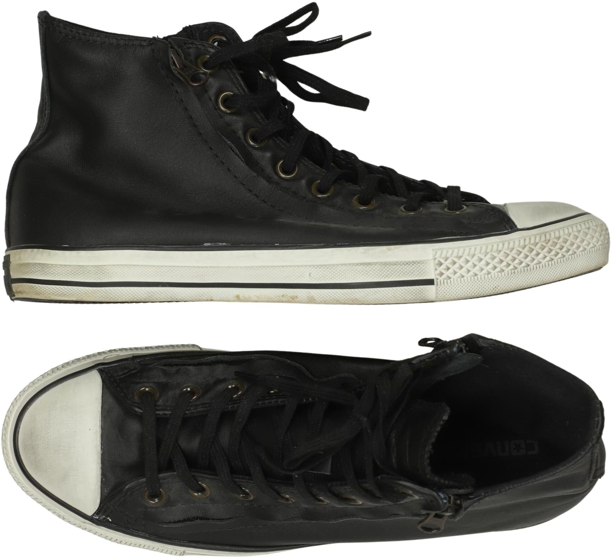 Converse Herren Sneaker, Schwarz, Gr. EU 44 (US 10), Leder - Second Hand