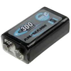 Akku maxEplus E-Block Tray, 9V Block, wiederaufladbar, 300 mAh, NiMH