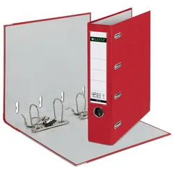 LEITZ Doppelordner 2x A5 quer Karton rot
