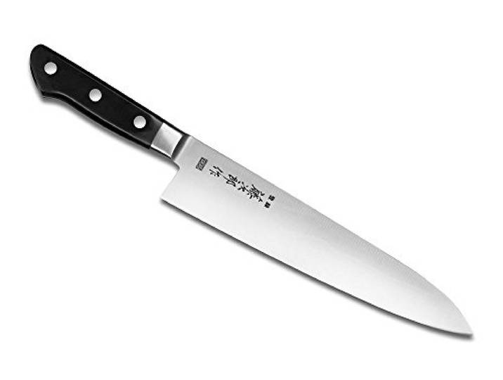 Tojiro Tokyo Design Studio Kochmesser DP 3 Schichten 24 cm, Stahl, Silber, 24 x 4 x 1 cm