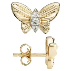 DIAMOUR Ohrstecker 6 Brillanten zus. ca. 0,10ct Gold 585